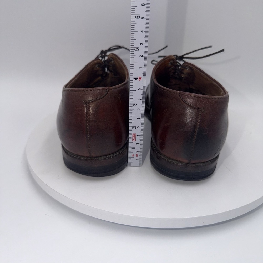 Vintage Cole Haan Oxford Dress Shoes Mens Sz 8 D Burgundy Cap Toe USA Made Derby - Picture 4 of 8